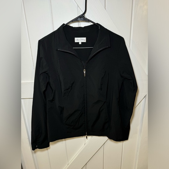 Sport Haley Jackets & Blazers - SPORT HALEY WOMEN’S FULL ZIP BLACK GOLF JACKET COAT SIZE S